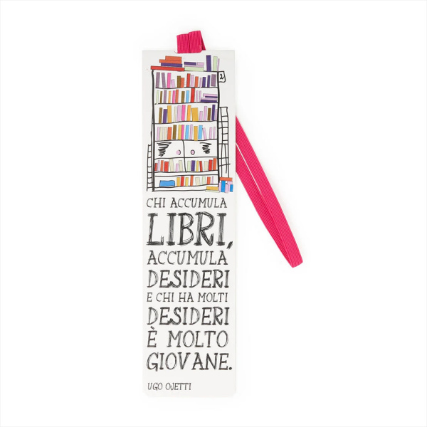 Bookmark BooK LOVERS, colecionadores - Marcador com elástico