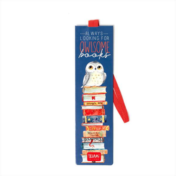 Bookmark OWL - Marcador com elástico