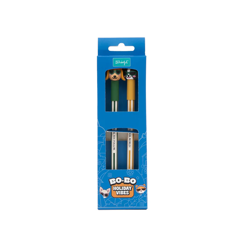 Set of 2 Bo-Bo Erasable Pens - Mr. Wonderful