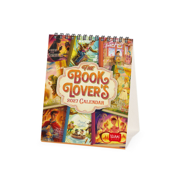 Book Lover 2027 Desk Calendar - 12 x 14.5 cm