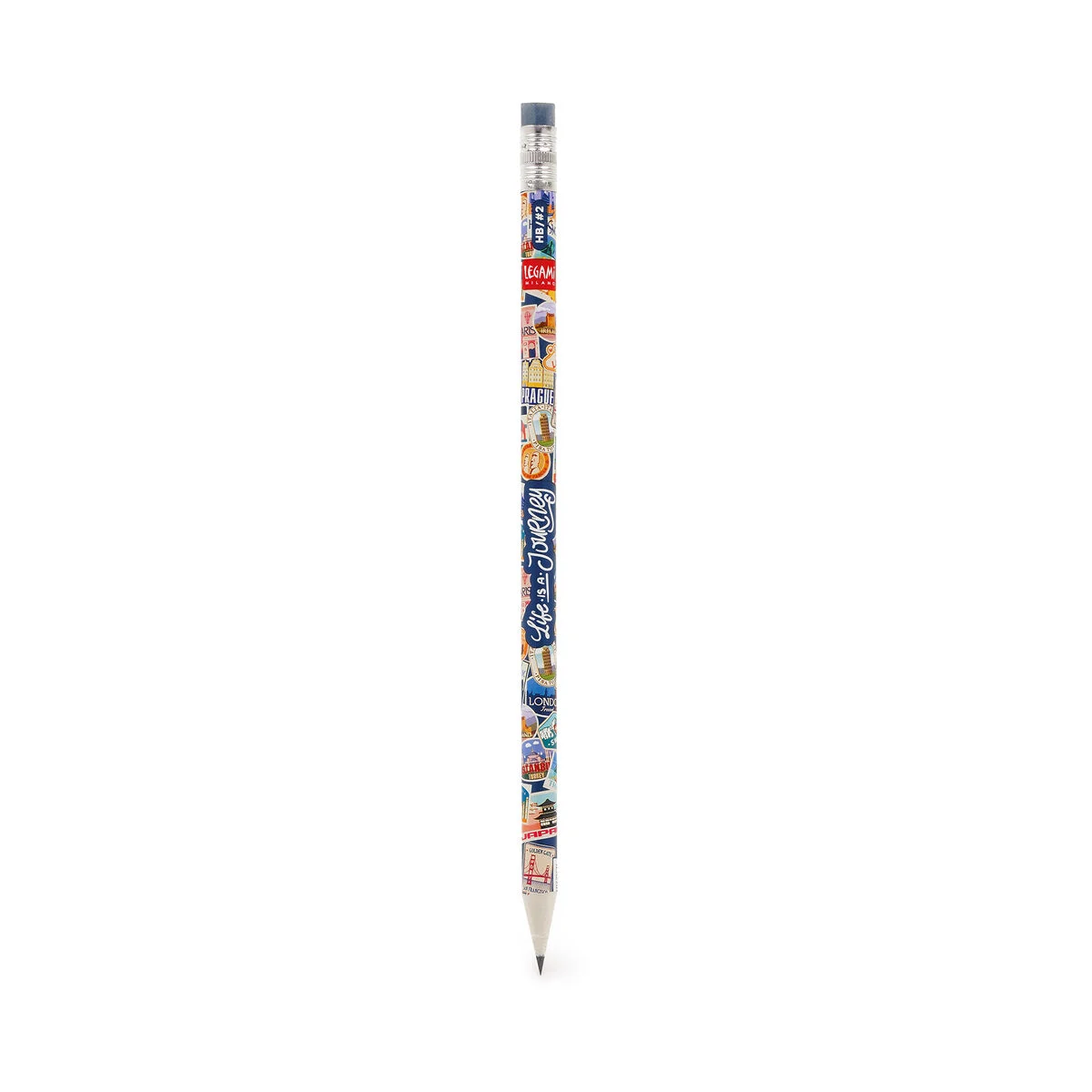 Recycled paper pencil - I was a newspaper - Travel Sticker